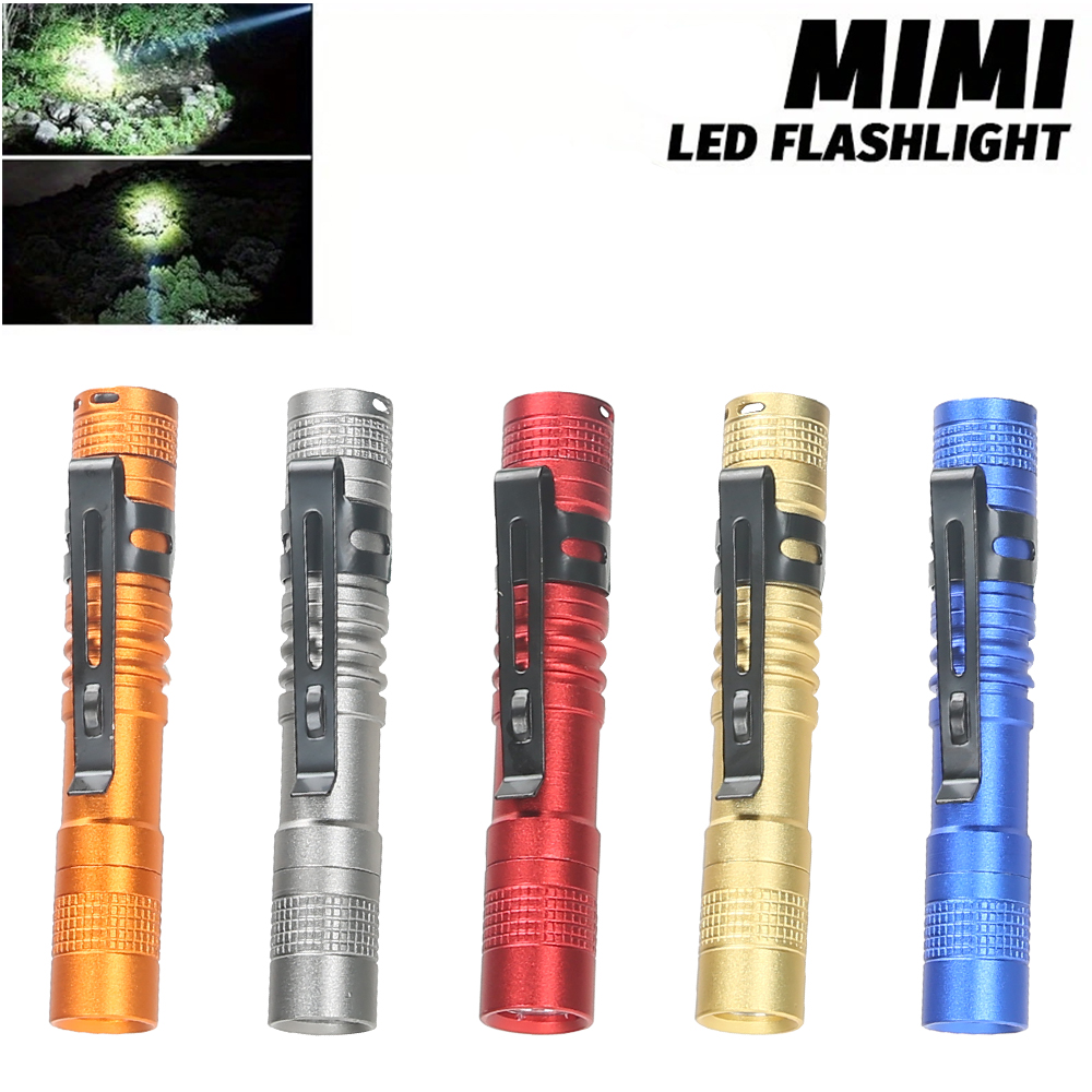 Outdoor Lighting Usa - Мини-портативный светодиодный фонарик-ручка с зажимом, ультра
