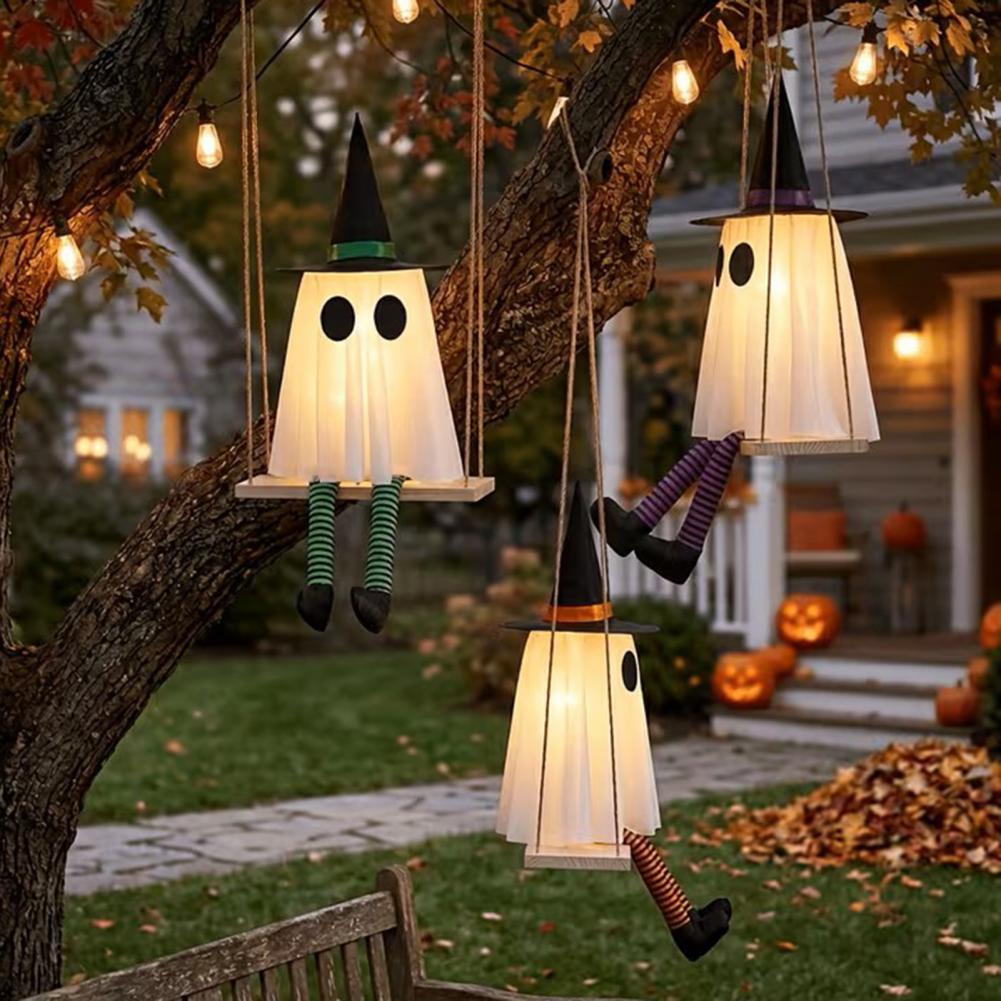 Outdoor Lighting Kits - Набор светильников-призраков для Хэллоуина, светодиодные светящиеся