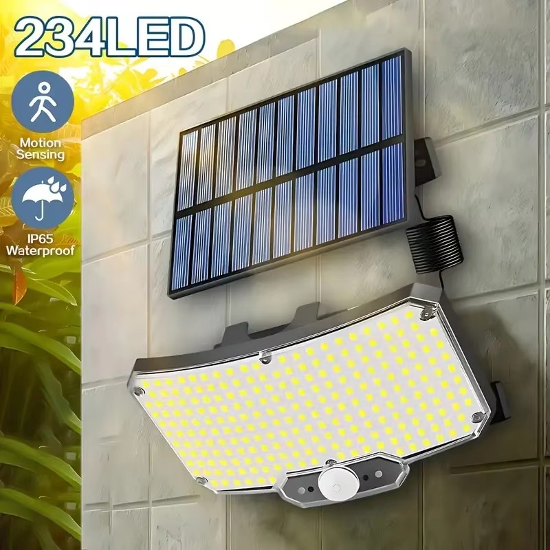 Wall Lighting Outdoor - Солнечные уличные светильники 234LED с датчиком