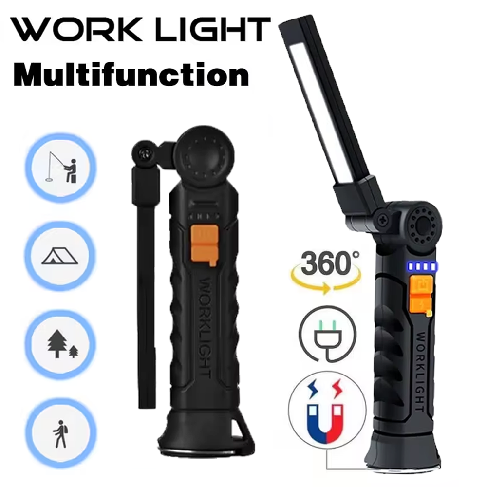 Outdoor Lighting Usa - Портативный светодиодный фонарик COB, перезаряжаемый через