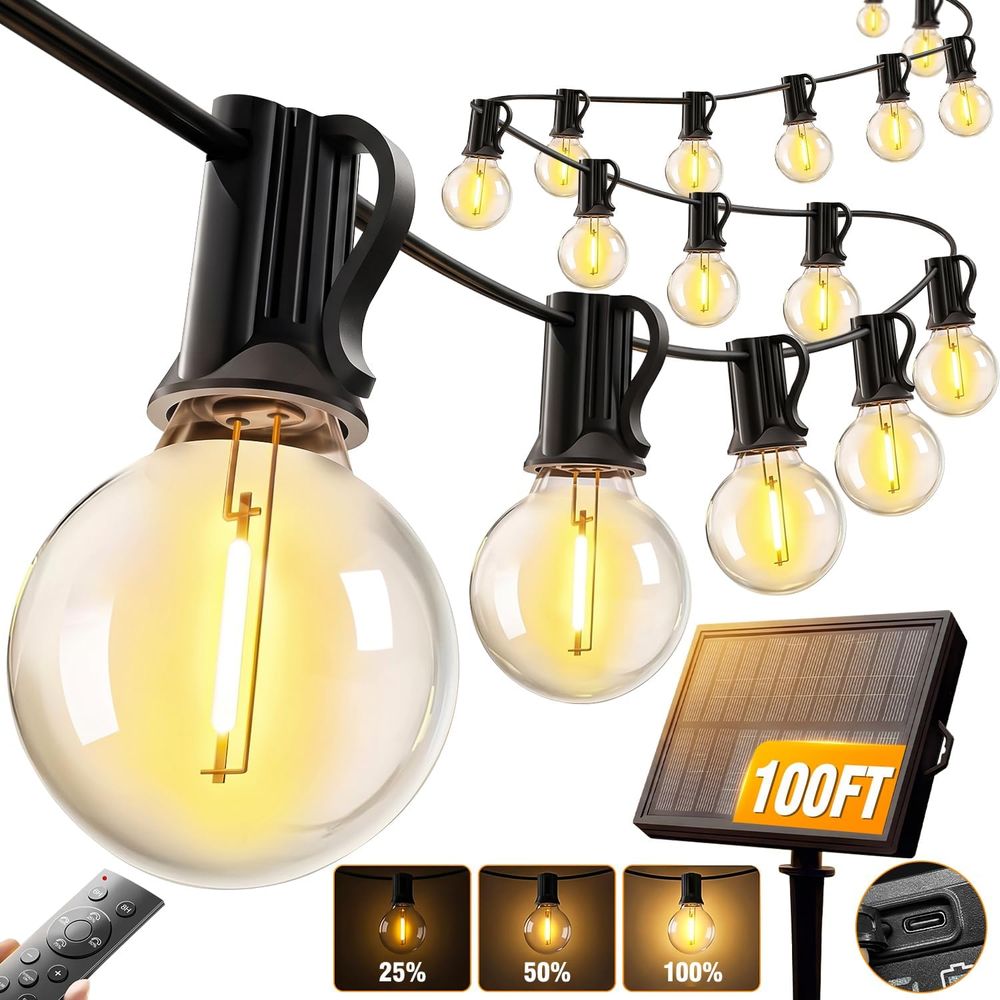 String Light Bistro - Уличные гирлянды на 100 лампочек G40