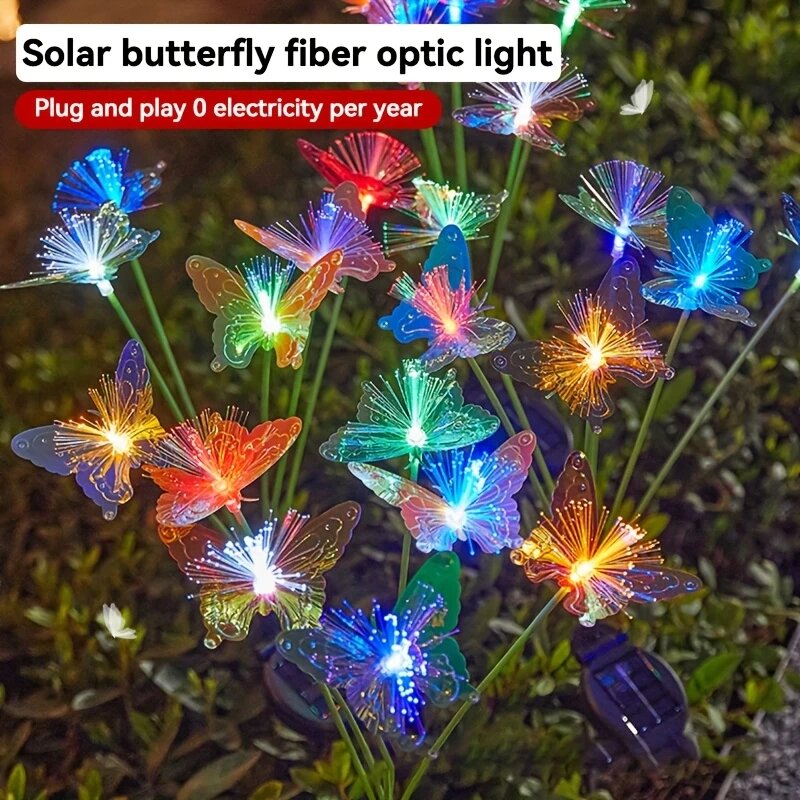 Outdoor Lighting Yard Ideas - 1 шт., 6 головок, светодиодные солнечные