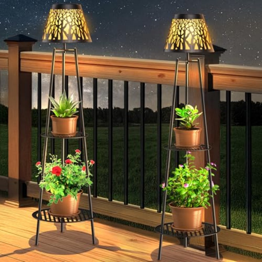 Outdoor Lighting Garden - Комплект из 2 уличных солнечных светильников-столбиков