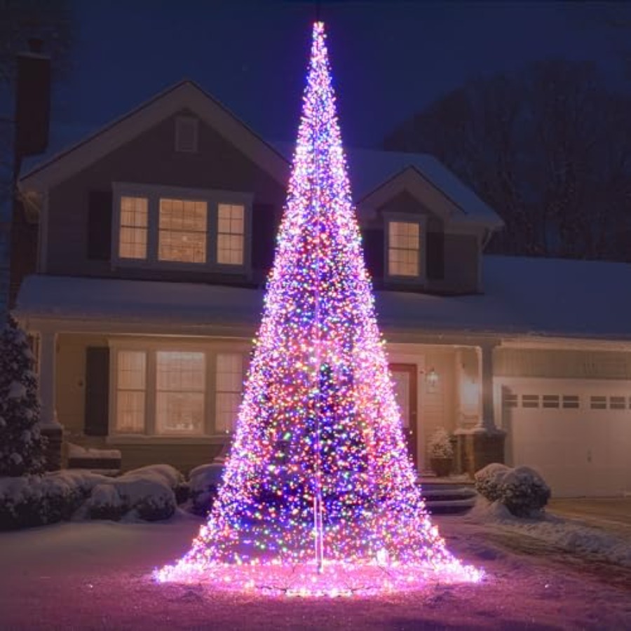 Outdoor Lighting For Christmas - Уличная новогодняя елка с LED-подсветкой на