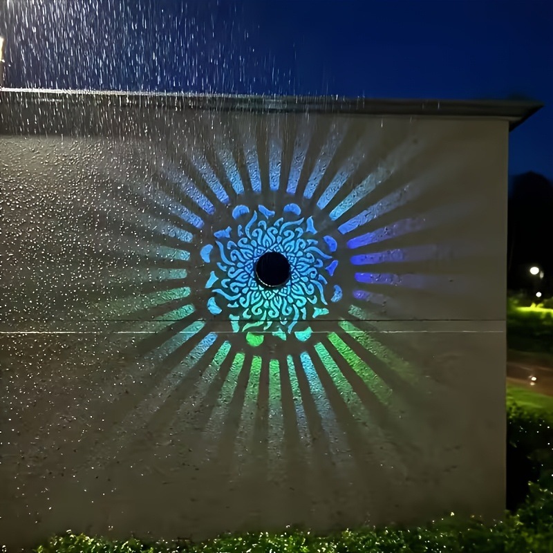 Outdoor Lighting Sconce - Солнечный светодиодный настенный светильник с проекцией