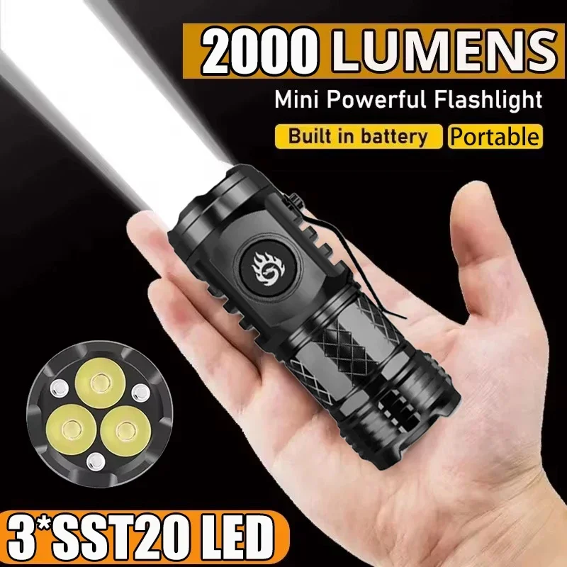 Outdoor Lighting Usa - Мощный тактический фонарь с 3 светодиодами,