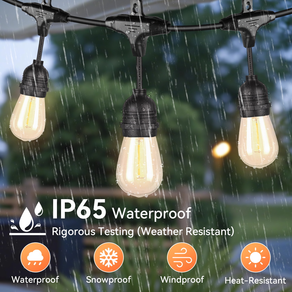 Outdoor Lighting Uk - E27 уличные гирлянды светодиодные лампы британская/американская
