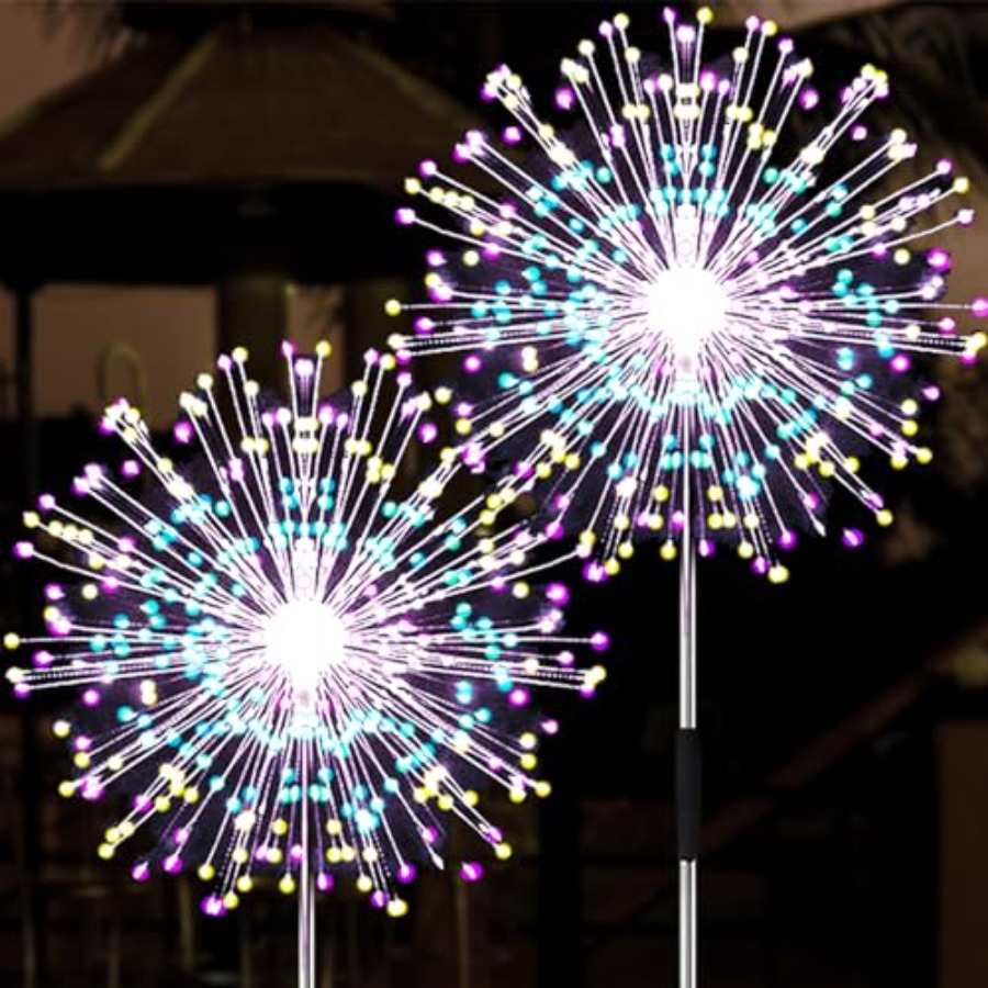 Outdoor Lighting For Christmas - Солнечные фонари-фейерверки, уличные водонепроницаемые светильники с