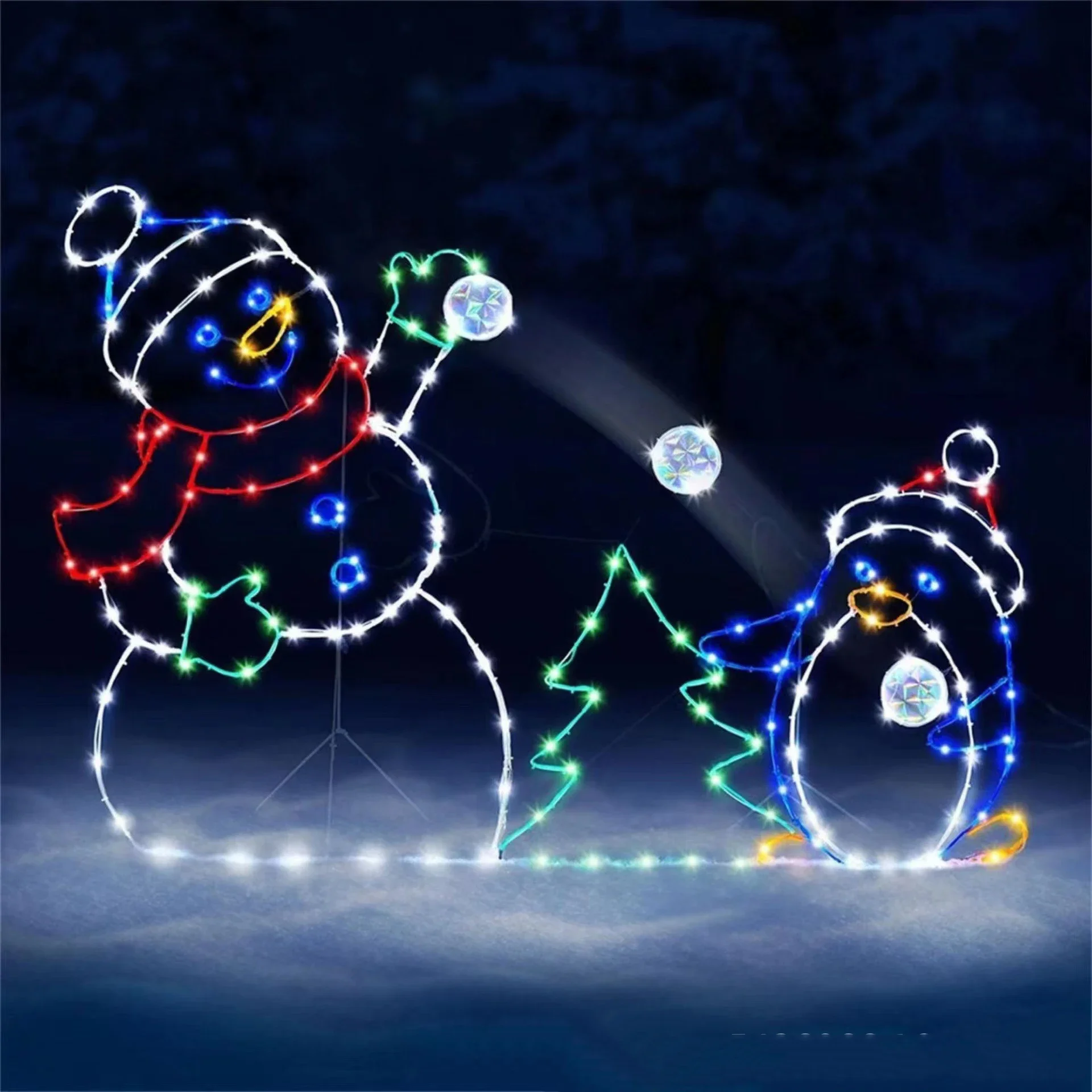 Анимированный снежный светильн – обзор и цена Outdoor Lighting For Christmas