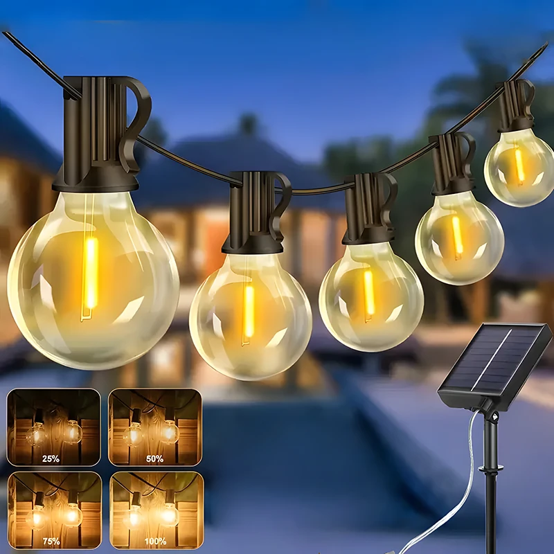 G40 светодиодный солнечный гло – обзор и цена String Light Bistro
