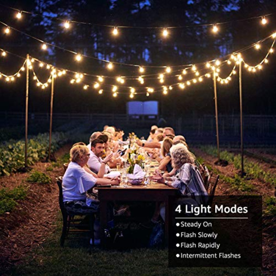 Солнечные уличные гирлянды для – обзор и цена String Light Bistro