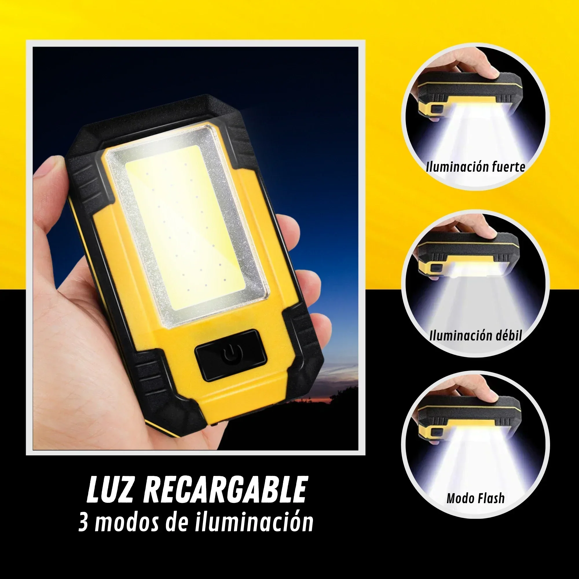 Перезаряжаемый рабочий фонарь  – обзор и цена Outdoor Lighting Usa