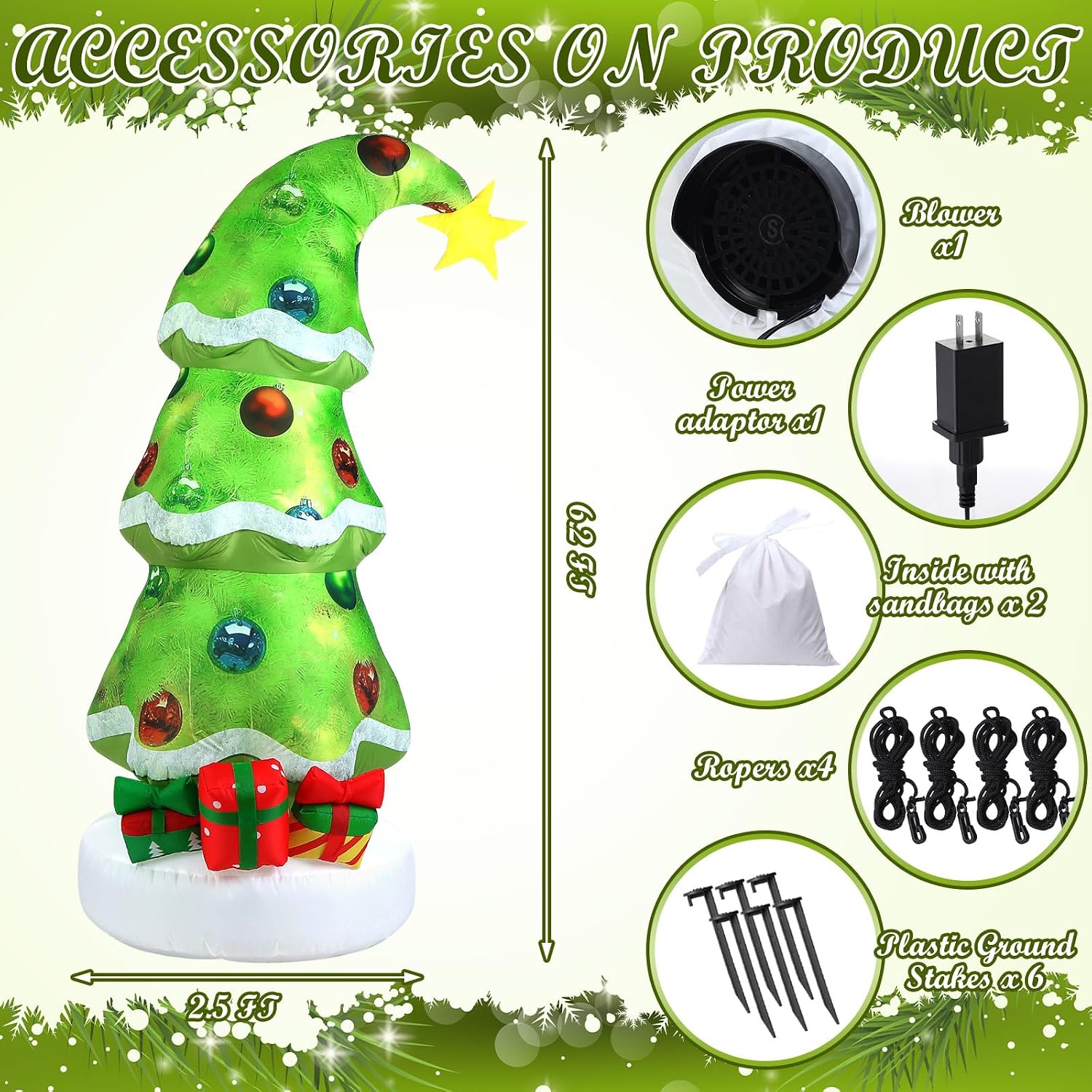 Надувная уличная рождественска – обзор и цена Outdoor Lighting For Christmas