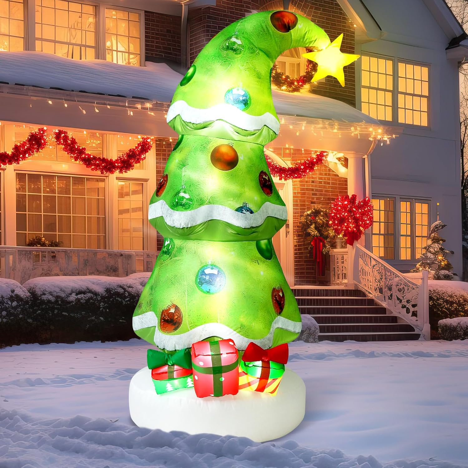 Надувная уличная рождественска – обзор и цена Outdoor Lighting For Christmas