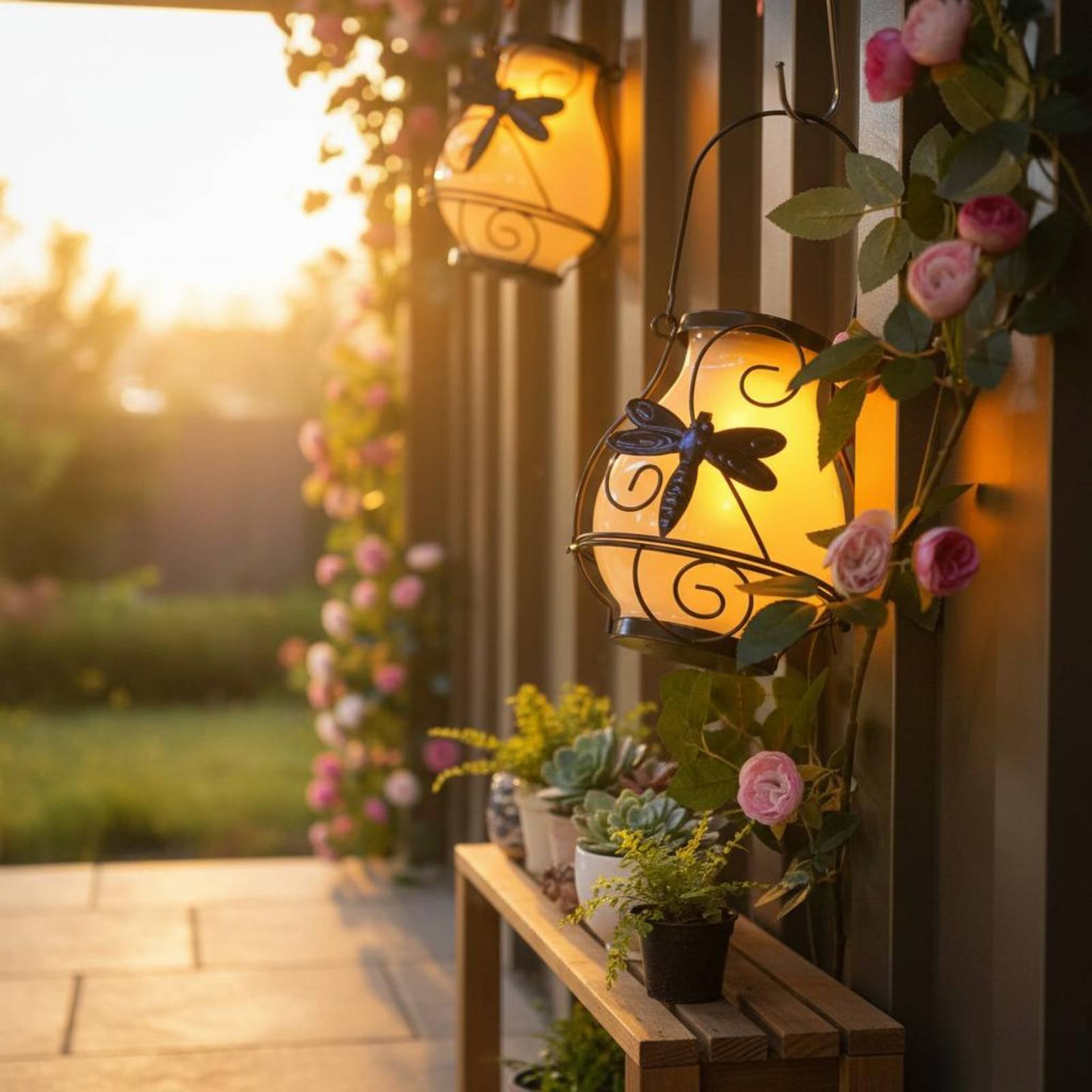Солнечный фонарь-бабочка, водо – обзор и цена Wall Lighting Outdoor