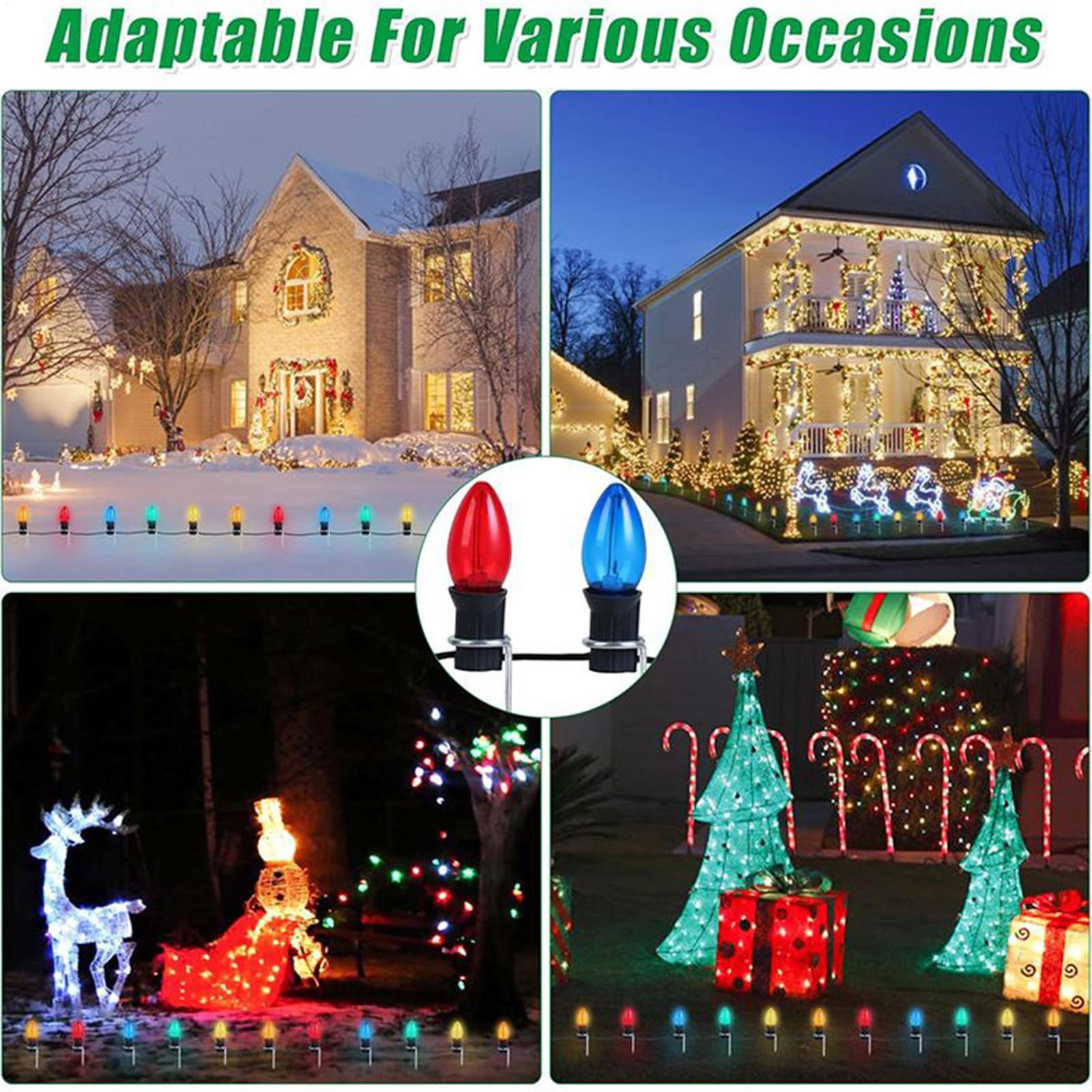 Рождественские световые колья  – обзор и цена Outdoor Lighting For Christmas