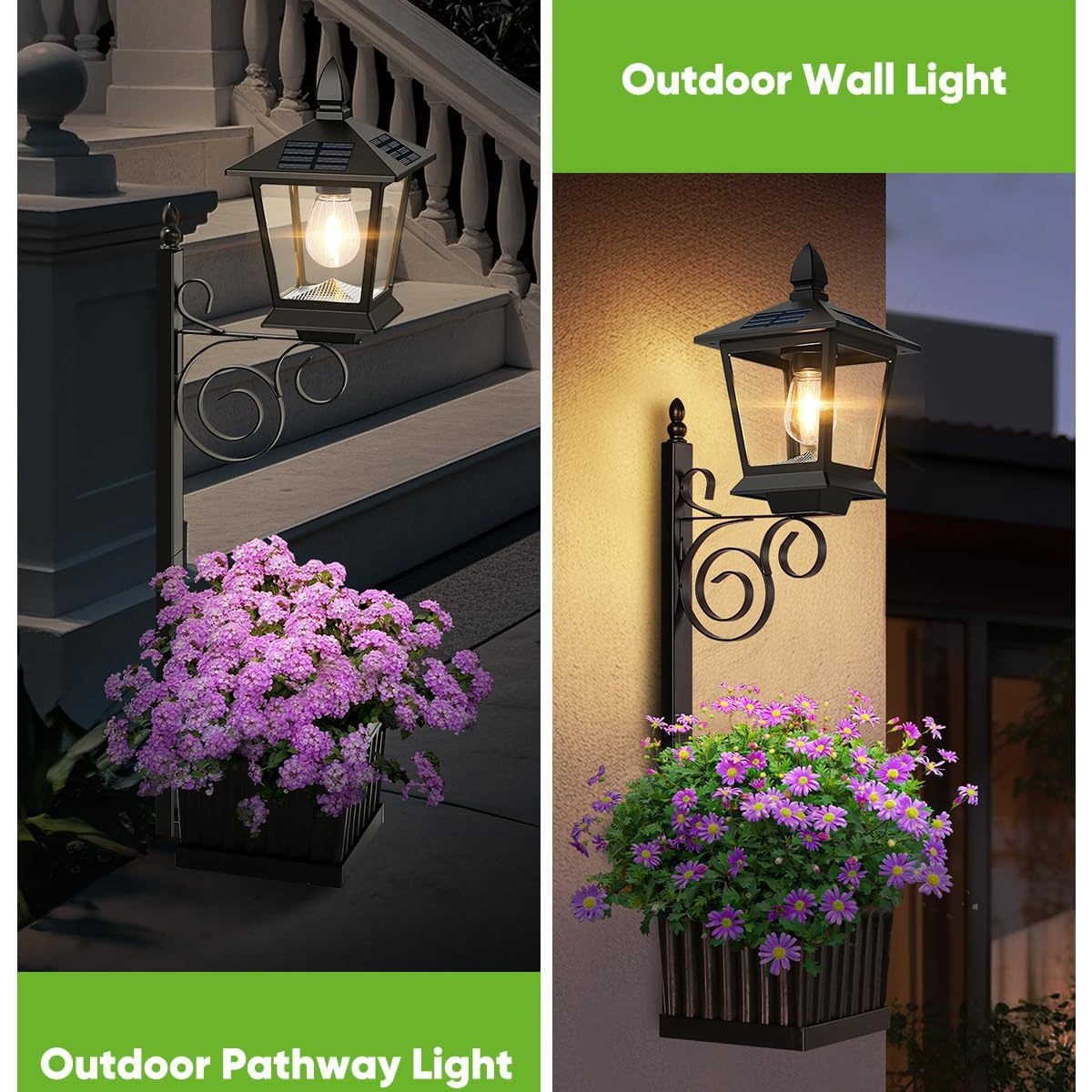 Солнечный светильник-кашпо 2-в – обзор и цена Wall Lighting Outdoor
