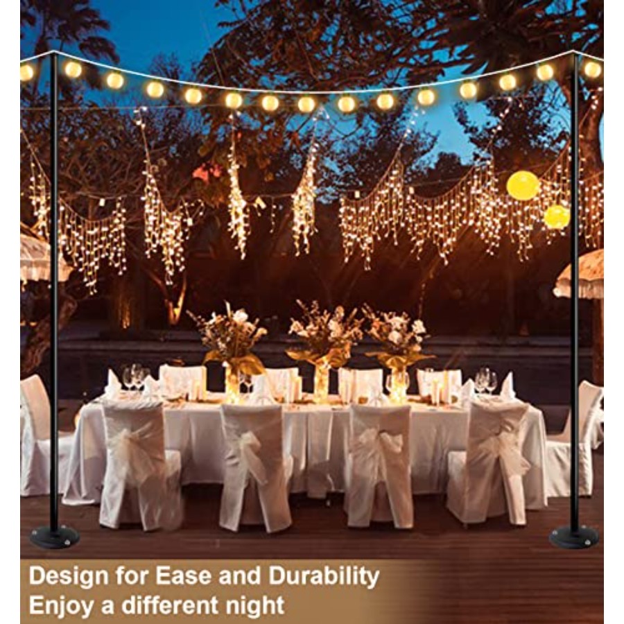 10-футовые напольные опоры для – обзор и цена String Light Bistro
