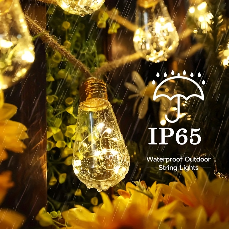Солнечная гирлянда, уличный ви – обзор и цена String Light Bistro
