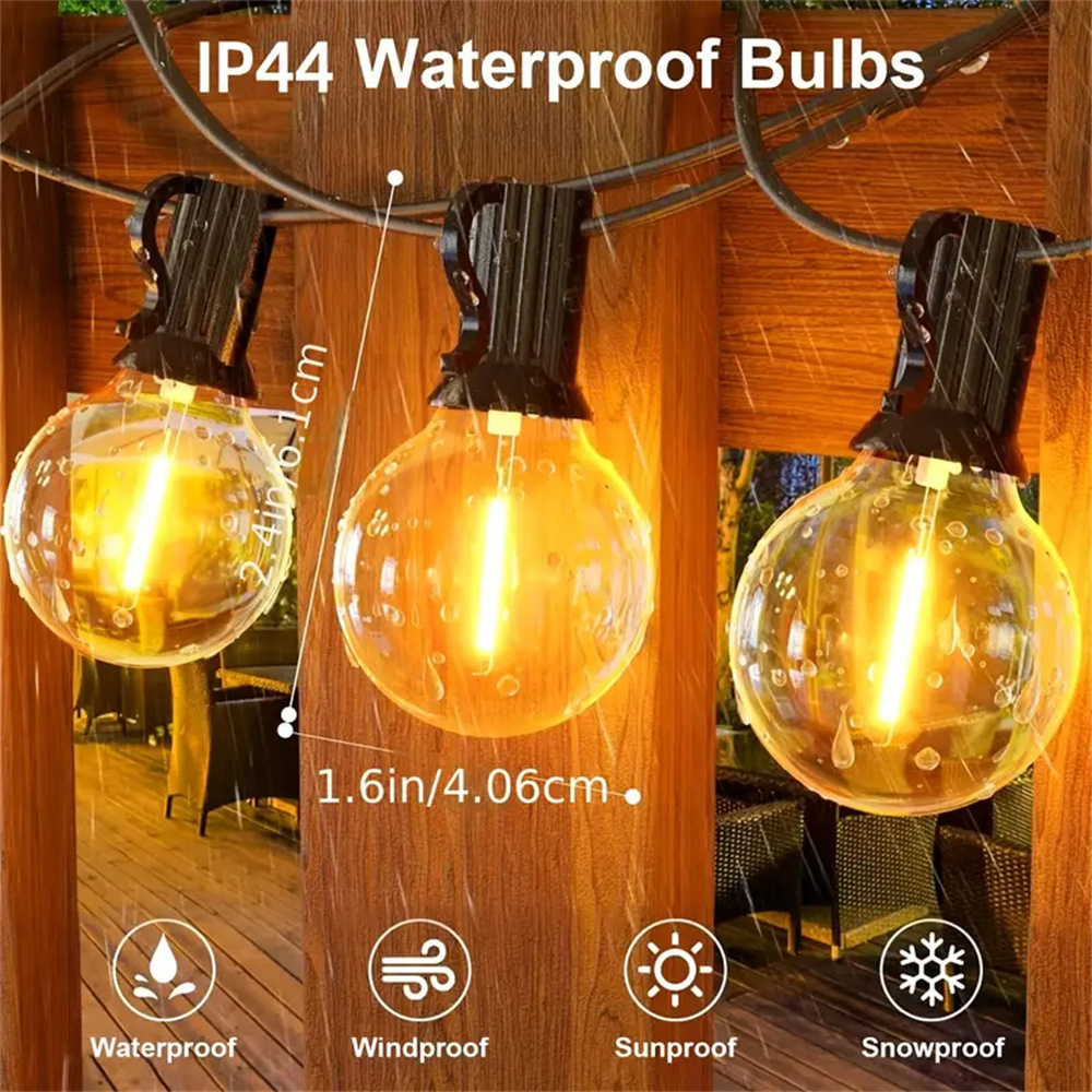 Наружные гирлянды, глобальные  – обзор и цена String Light Bistro