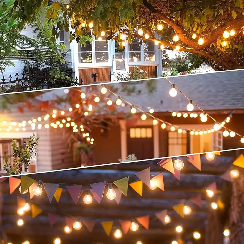 Наружные гирлянды, глобальные  – обзор и цена String Light Bistro